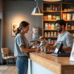Homem fazendo atendimento em pet shop