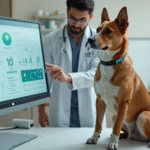 Veterinário fazendo consulta preventiva
