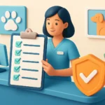 Checklist da recepção na clínica veterinária