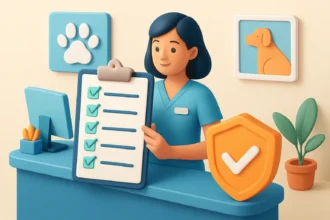Checklist da recepção na clínica veterinária