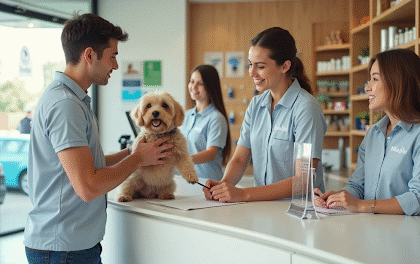Clínica veterinária com atendimento padronizado