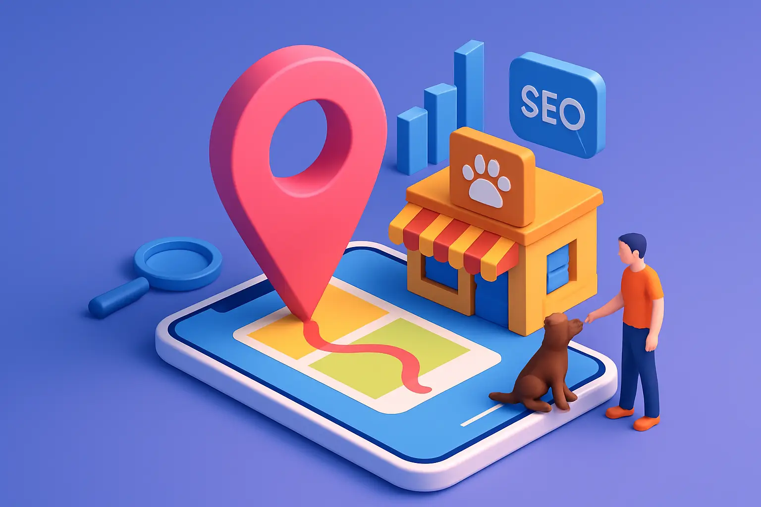 SEO local para pet shop que traz clientes reais