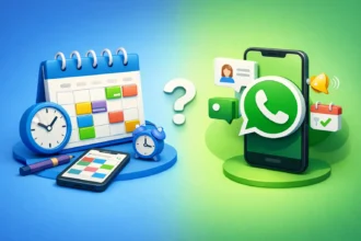Agenda online ou WhatsApp para marcações?