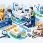 Guia de processos para banho e tosa eficaz