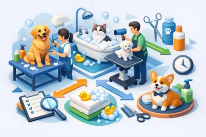 Guia de processos para banho e tosa eficaz