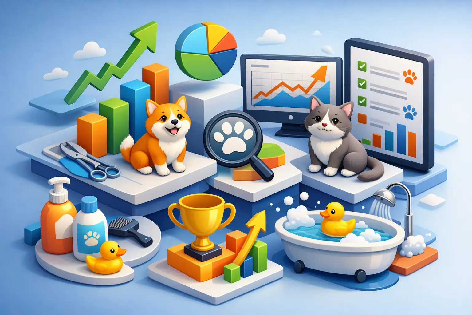8 indicadores de produtividade para banho e tosa