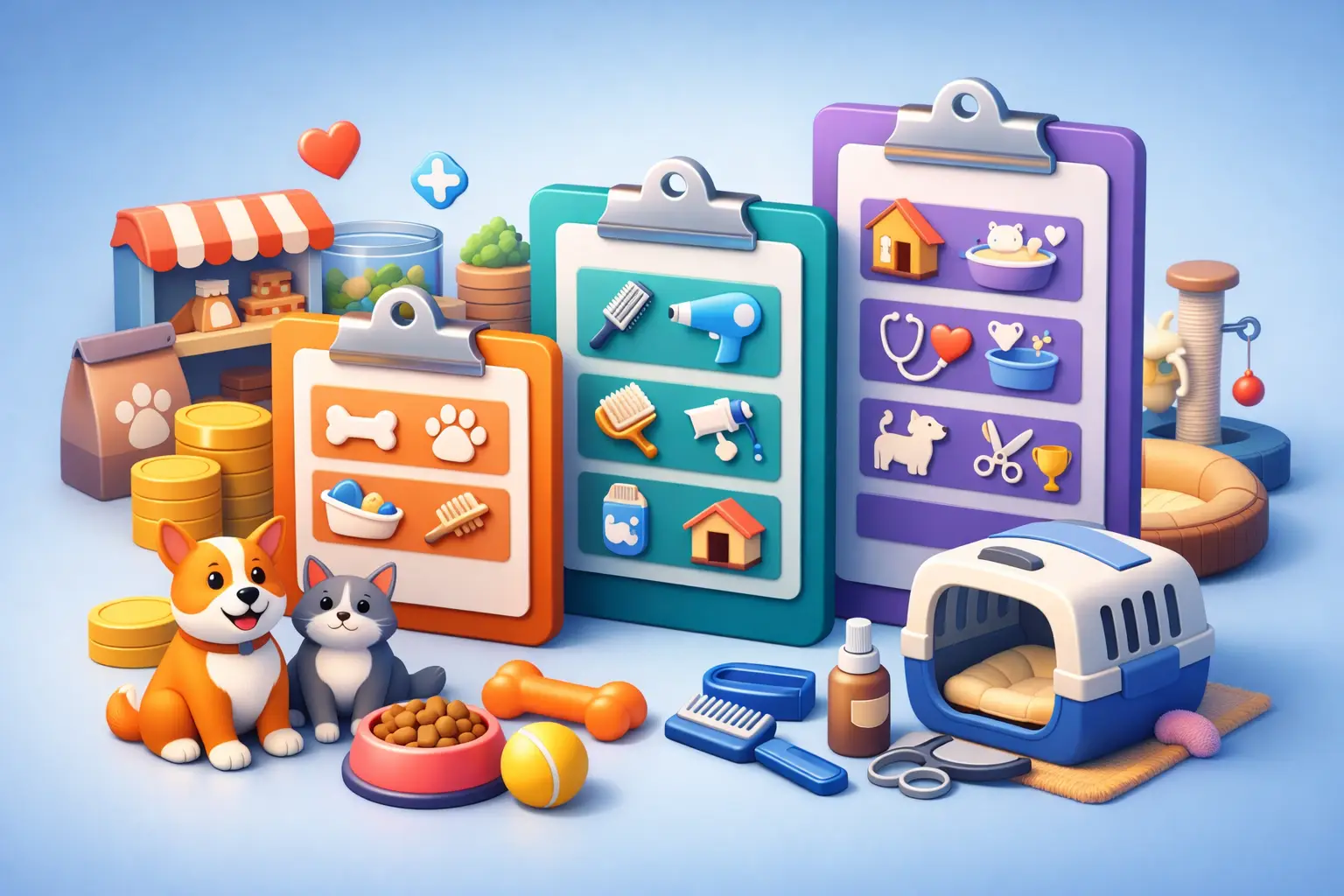 Como montar pacote de serviços pet shop
