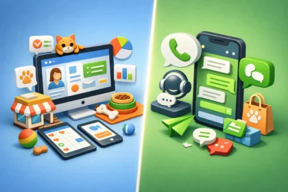 CRM pet shop vs WhatsApp Business