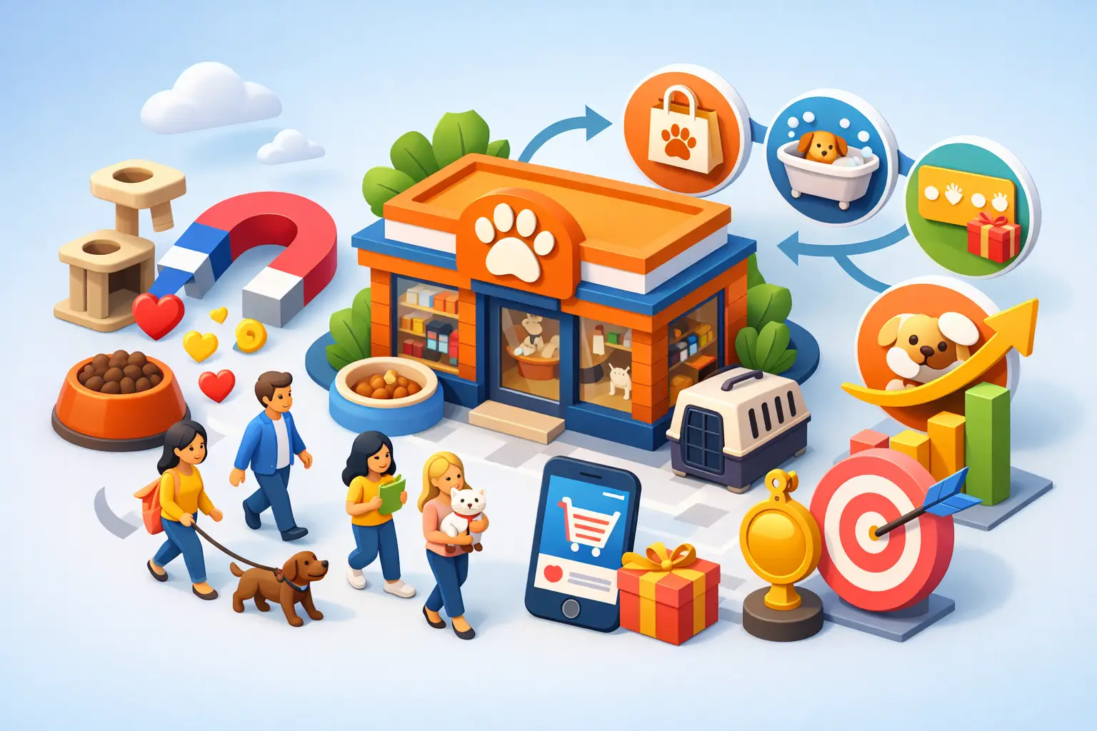 Marketing pet shop que traz clientes de volta