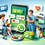 Guia de WhatsApp para veterinários na prática