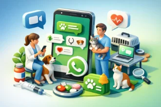 Guia de WhatsApp para veterinários na prática
