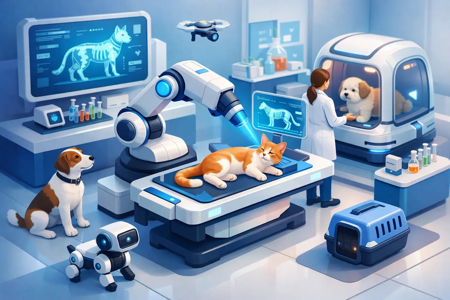O futuro da automação veterinária