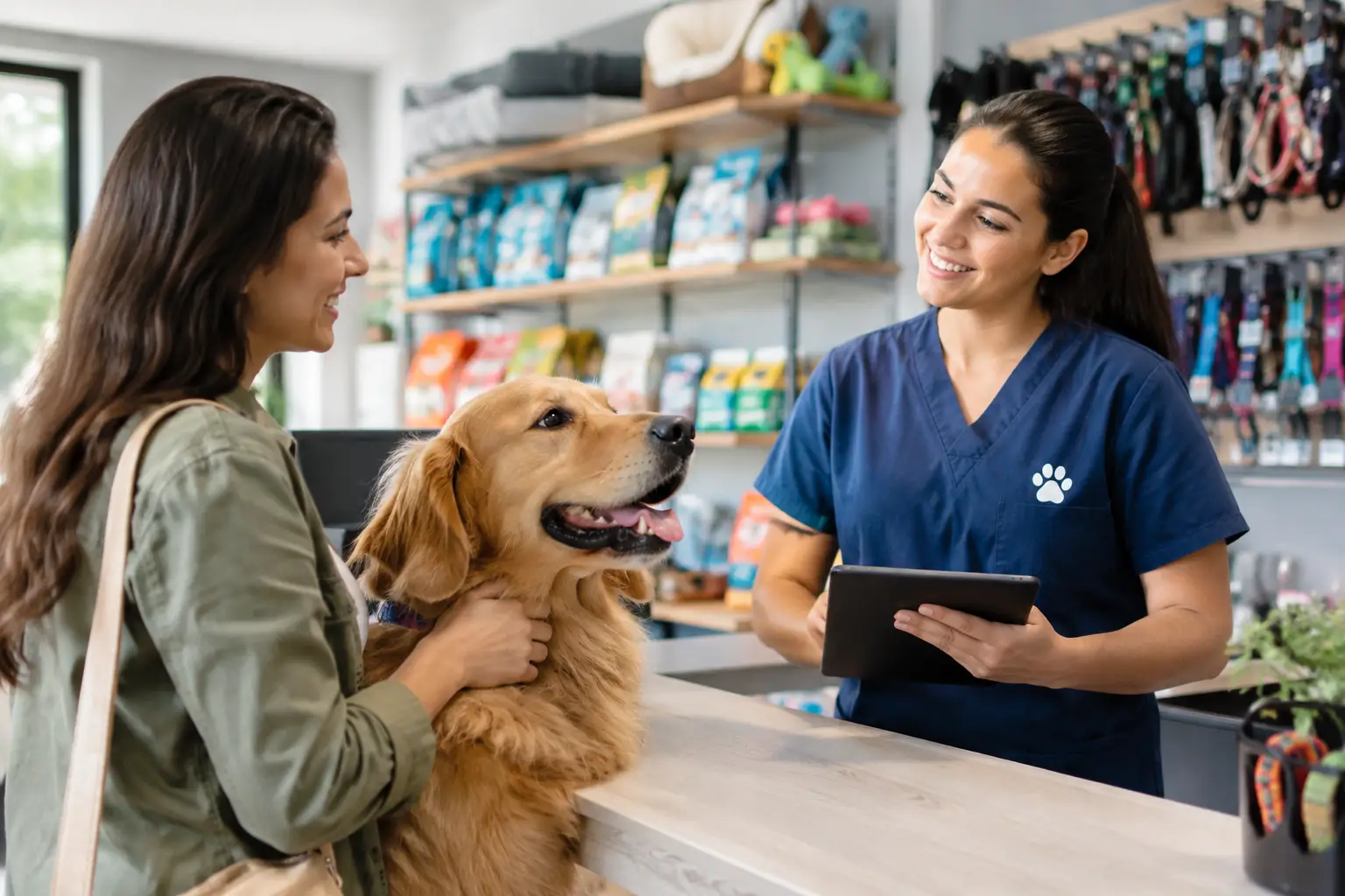 Dados de clientes de petshop que viram vendas